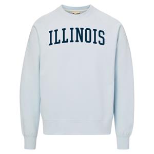 Image of ILLINOIS VINTAGE EMBROIDERY CREWNECK -  arcticblue